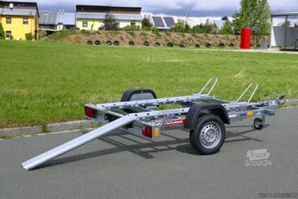 Motorradanhänger TEMA MOTO 2 Premium Ungebremst 750 kg