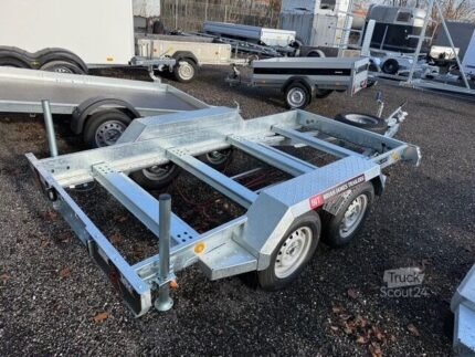Autotransportanhänger Brian James Trailers Chassis Plant Anhängerchassi 560-2813-27-2-13, 2800 x 1300 mm, 2,7 Tonnen.