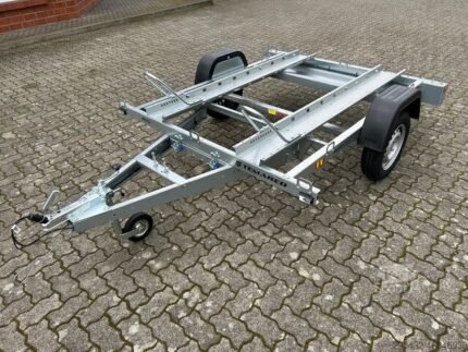Motorradanhänger TEMA Temared Moto 2 Premium 750 kg Motorradtransporter...